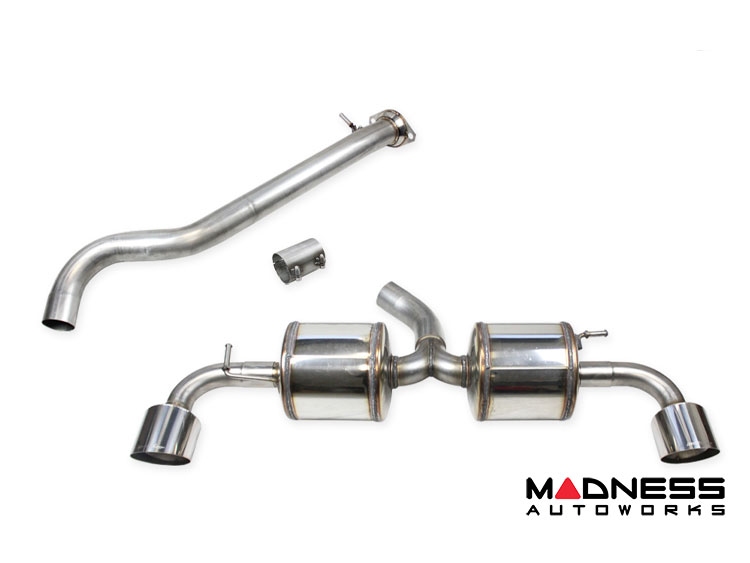 Toyota GR Yaris Performance Exhaust - Axle-Back - Straight Through - Polished Tips - InoXcar Racing